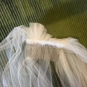 7 foot long wedding veil